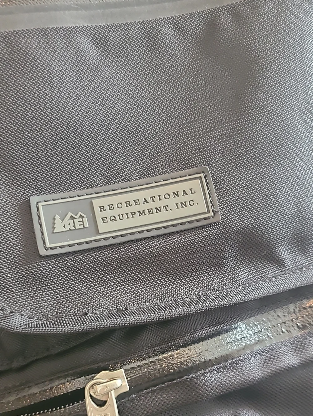 Vintage REI Black Shoulder Laptop Briefcase Bag